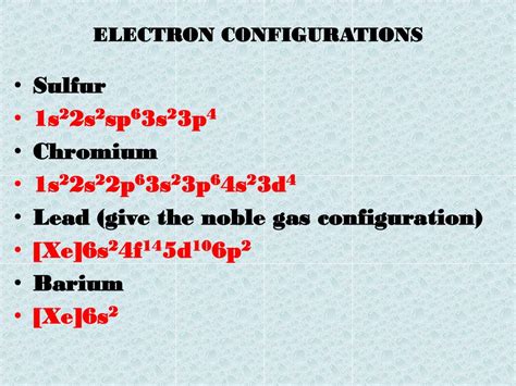 Electron Configuration For Chromium - cloudshareinfo