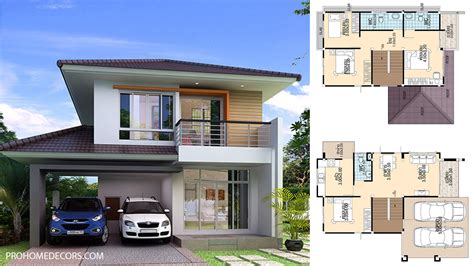 Simple Two Story House Design With Floor Plan | Viewfloor.co