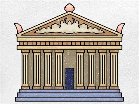 How to Draw the Parthenon - HelloArtsy