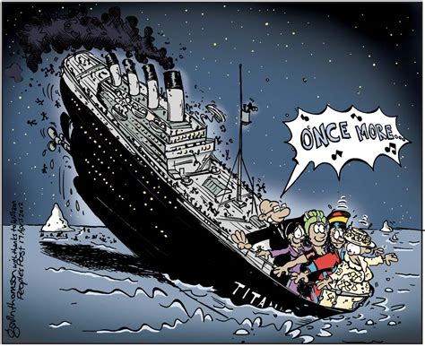 people's post cartoons: titanic zuma