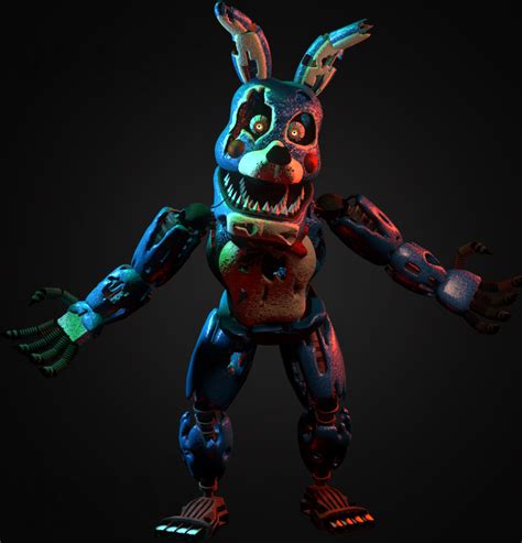 C4D|Model| Nightmare Toy Bonnie by YinyangGio1987 on DeviantArt