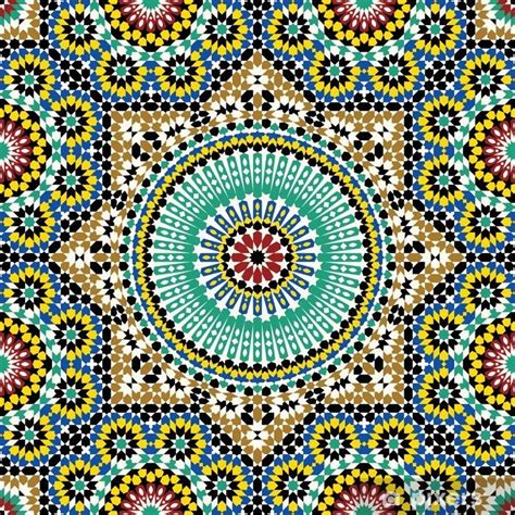 Akram Morocco Pattern Five Wall Mural • Pixers® - We live to change ...