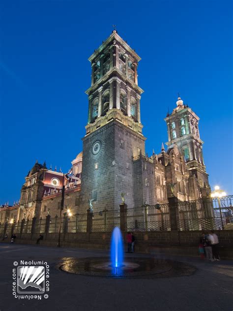 Puebla Cathedral at Dusk Photo from Mexico | Neoluminance