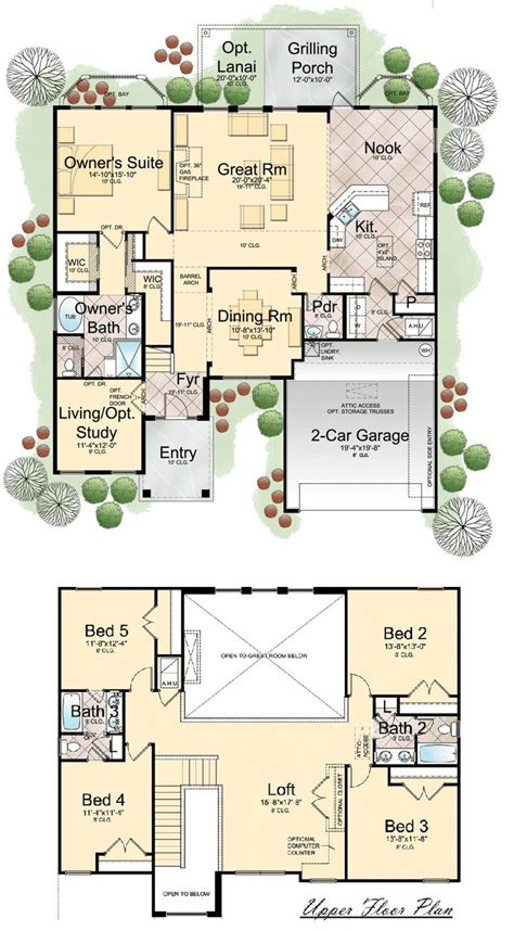 Awesome 5 Bedroom Floor Plans 2 Story With Apartments Ideas Images ...