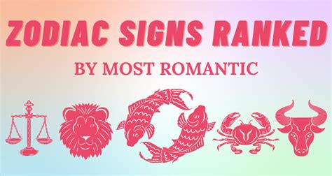 The Most Romantic Zodiac Signs Ranked | So Syncd