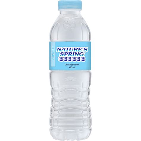 Nature's Spring Purified Water | 350ml | Water | Walter Mart