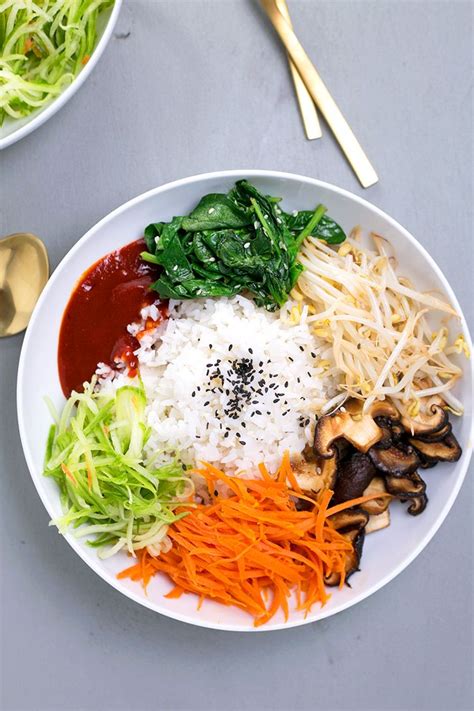 Vegan Bibimbap - The BEST Recipe! Crazy Vegan Kitchen | Vegan bibimbap ...