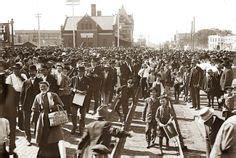 Crowd for Taft, Hutchinson, Kansas, 1908. Main Street, Street View ...