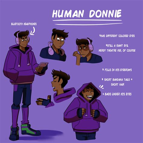 Rise Of The Teenage Mutant Ninja Humans - Donnie by SwanpyArt on DeviantArt