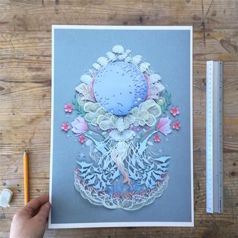 Paper Art Print | Paper art, Art prints, Crafts