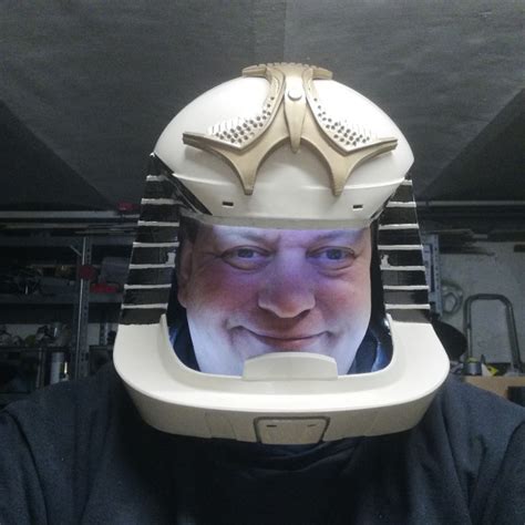 3D Print of Battlestar Galactica Colonial Viper Pilot Helmet by TieKai