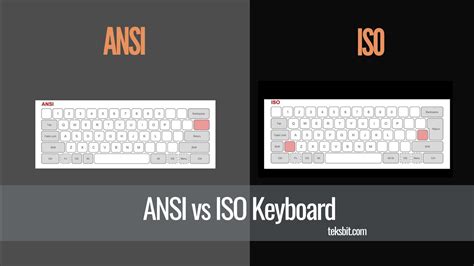 ANSI vs ISO Keyboard: What are Significant Differences? - TEKSBIT