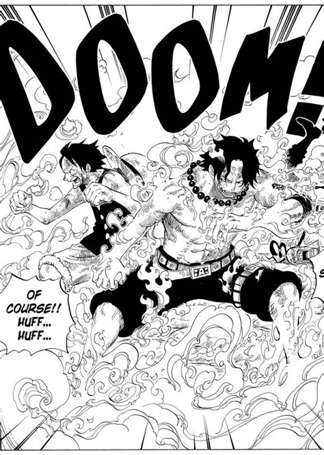 Ace and Luffy one piece manga panel | One piece manga, Ace and luffy ...