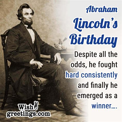 Abraham Lincoln’s Birthday Wishes Messages - Wish Greetings