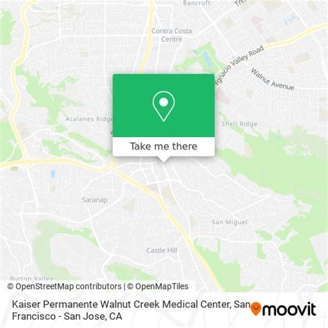 How to get to Kaiser Permanente Walnut Creek Medical Center by bus or BART?