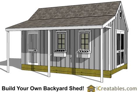 12x20 Shed Plans - Easy to Build Storage Shed Plans & Designs | Shed ...