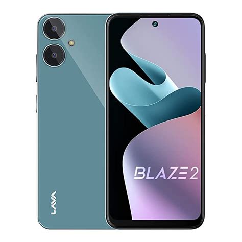 Lava Blaze 2 (6GB RAM, 128GB Storage) - Glass Blue | 18W Fast Charging ...