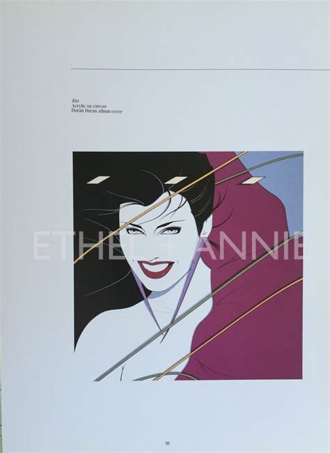 Items similar to Patrick Nagel Rio Duran Duran Album Cover An Original ...