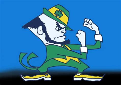 Learn How to Draw Notre Dame Fighting Irish Mascot (Clubs) Step by Step ...