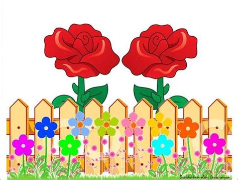 ROSE FENCE | Flower fence, Classroom wall decor, Clip art borders