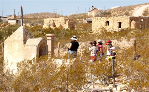 The Ghost Town in Terlingua, Texas, is the home of the Big Bend Holiday ...