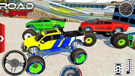 Offroad Outlaws Multiplayer Gameplay-Extreme Off-Road Cyber Truck ...