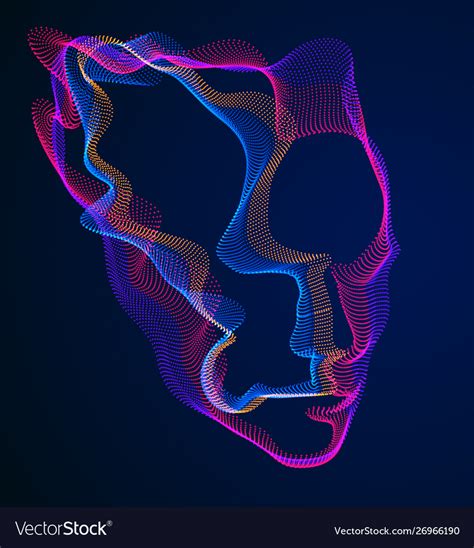 Digital soul machine artificial intelligence Vector Image