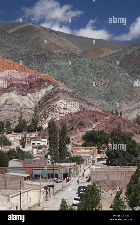 Argentina jujuy province purmamarca view hi-res stock photography and ...