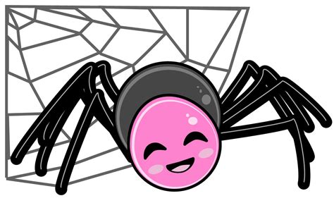 Cute Cartoon Spiders - Cliparts.co