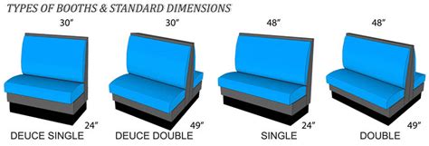 6 Person Booth Dimensions - Design Talk