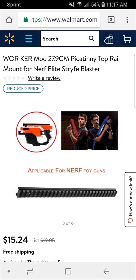 What the heck, Walmart is selling modding kits/parts for nerf now? Im ...