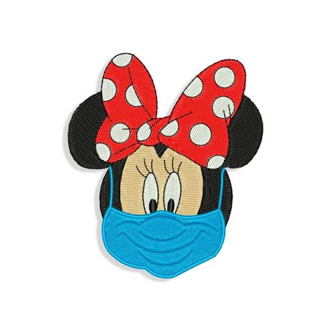 Minnie Mouse Face Mask Svg