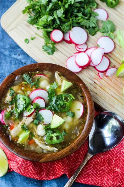 Chicken Pozole Verde (Posole Verde) - Recipe by Blackberry Babe