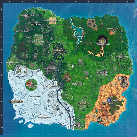 Fortnite 2 - Season 1 New Map Named Locations & Landmarks