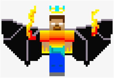 Herobrine - - Pixel Art - 960x624 PNG Download - PNGkit