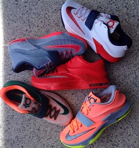 THE SNEAKER ADDICT: Nike KD 7 “Global Game” Action Red/Metallic Silver ...