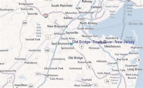 Old Bridge, South River, New Jersey Tide Station Location Guide