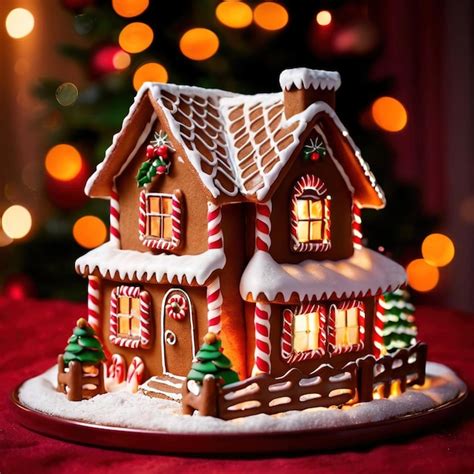 Premium AI Image | christmas gingerbread house