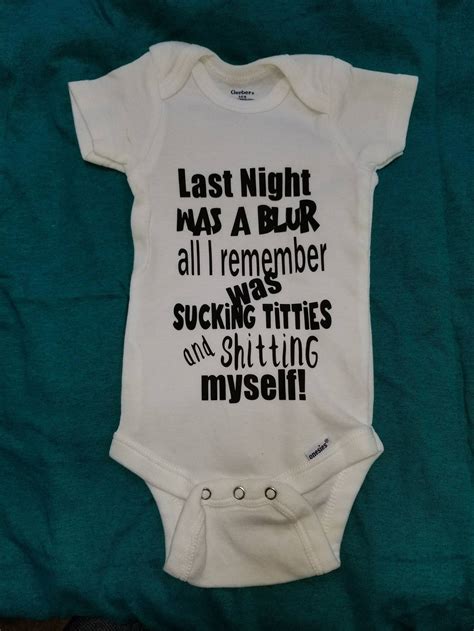 Funny Humor Baby Onesie Last night was a blur all I | Etsy in 2020 ...