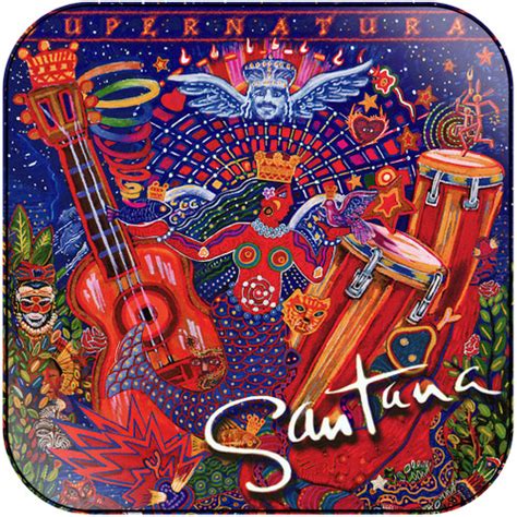 Santana Supernatural Album Cover Sticker