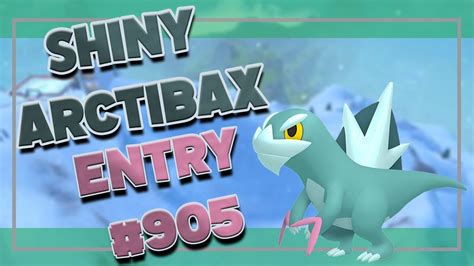 Shiny Frigibax/Arctibax from SV Outbreaks! Shiny Living Dex #905! - YouTube