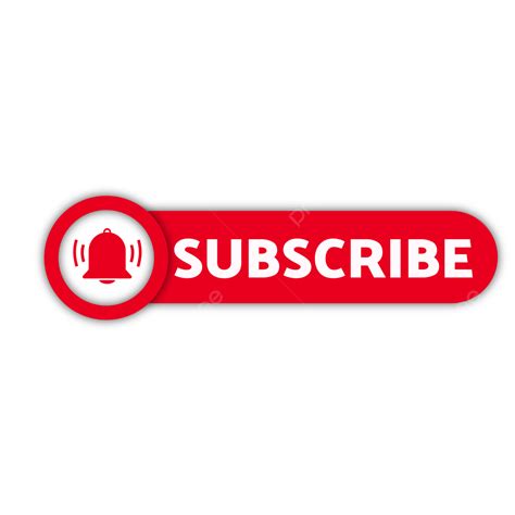 Youtube Subscribe Button Vector PNG Images, Youtube Subscribe ...