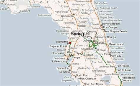 Spring Hill Fl Zip Code Map - Map