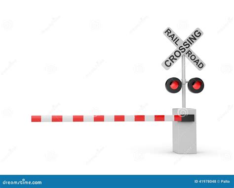 Railroad Crossing Vector Illustration | CartoonDealer.com #38296656