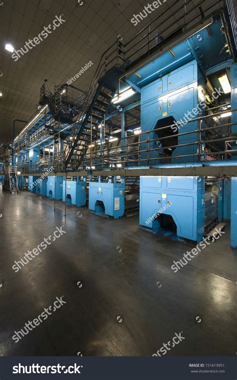 Interior View Newspaper Factory Stock Photo 151619951 | Shutterstock