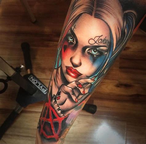 50+ Amazing Harley Quinn Inspired Tattoo Designs and Margot Robbie’s ...