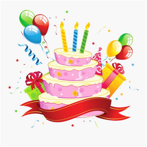 Fall Birthday Cake Clipart Clip Art Of Cake Clipart - Happy Birthday ...