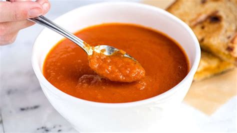 Easy Healthy Cream Of Tomato Soup Recipe | Deporecipe.co