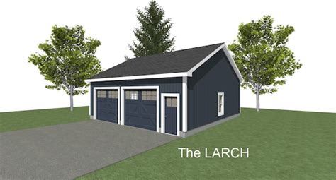 GARAGE PLANS 30 X 30 2 Car Garage Plans 10' Wall - Etsy