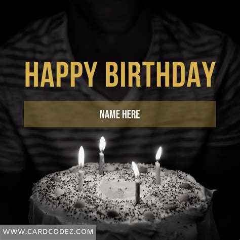 Happy Birthday Name Free Printable